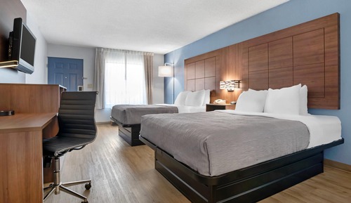Habitación estándar, 2 camas de matrimonio, fumadores