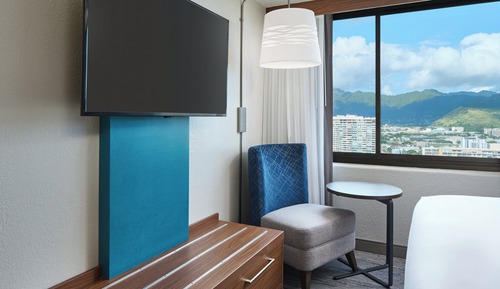 Habitación estándar, 1 cama de matrimonio grande (Waikiki View)