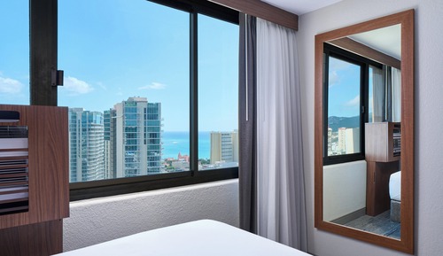 Habitación estándar, 1 cama de matrimonio grande, vistas al mar