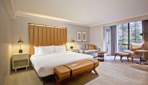 Habitación, 1 cama de matrimonio grande (Mobility, Hearing, Roll-In Shower)