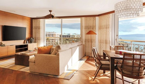 Suite Grand, 2 habitaciones, Acceso al salón del club, vistas al mar (Napua)