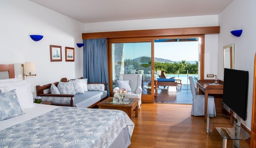Habitación Deluxe doble, vistas al mar (Shared Pool, SPA Building)