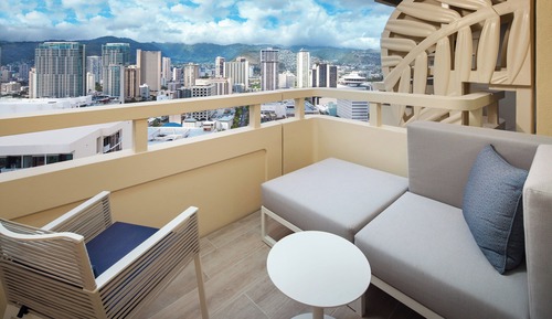 Habitación, 2 camas dobles, no fumadores, vistas a la ciudad