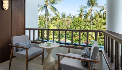 Estudio, 2 camas dobles, no fumadores, vistas al complejo turístico