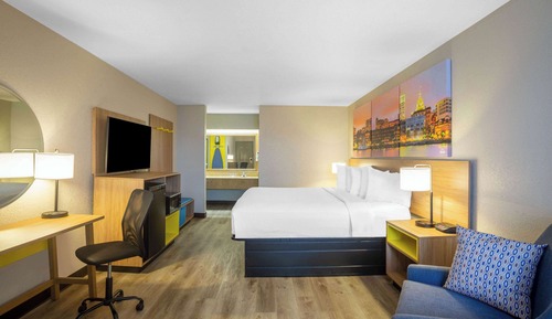 Habitación, 1 cama de matrimonio, accesible para personas con discapacidad