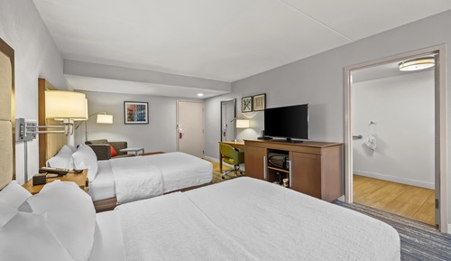 Habitación, 2 camas de matrimonio, accesible para personas con discapacidad, no fumadores