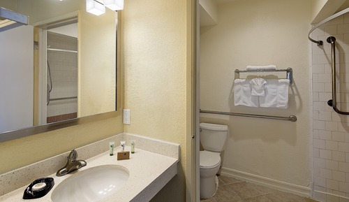 Habitación tradicional, 2 camas de matrimonio (Roll-in Shower)