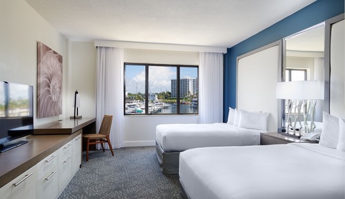 Room, 2 Double Beds, Non-Smoking, Marina View, Marina Building