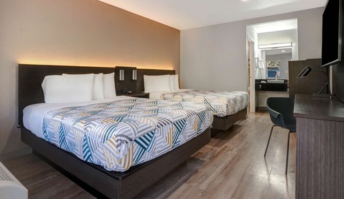 Habitación Deluxe, 2 camas de matrimonio, no fumadores, frigorífico