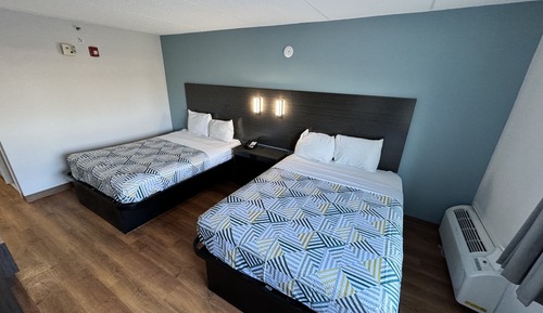 Habitación estándar, 2 camas de matrimonio, accesible para personas con discapacidad, no fumadores