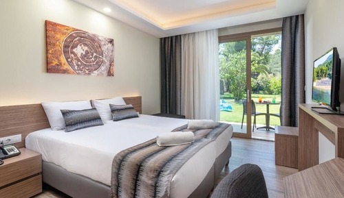 Habitación doble superior, balcón, vistas al jardín