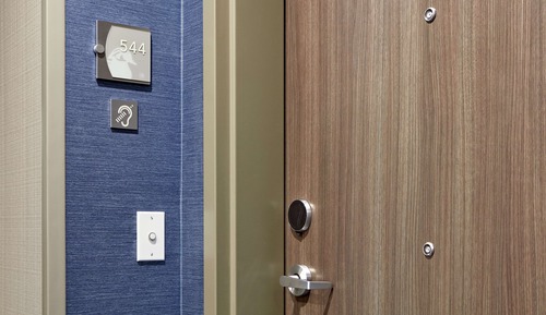 Suite Premium, 2 camas de matrimonio, accesible para personas con discapacidad (Hearing)