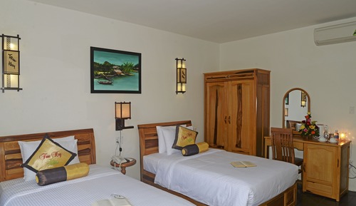 Habitación Deluxe con 2 camas individuales, no fumadores, vistas al jardín