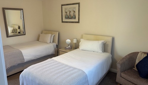 Habitación estándar con 2 camas individuales, 2 camas individuales, baño privado, planta baja