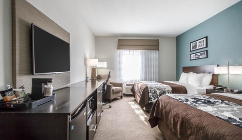 Habitación estándar, 2 camas de matrimonio, no fumadores