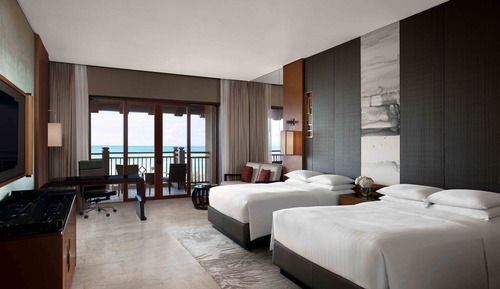 Habitación Club, 2 camas dobles, vistas al mar