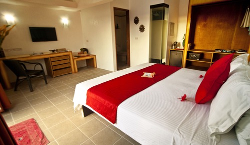 Habitación superior, vistas al jardín