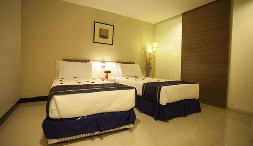 Habitación estándar con 1 cama doble o 2 individuales, 2 camas individuales