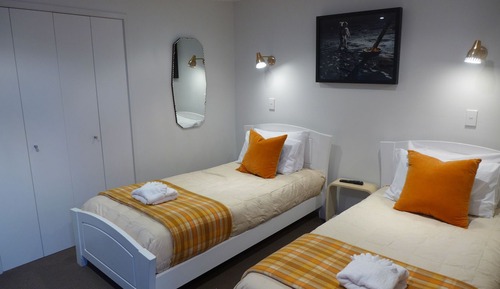 Habitación clásica con 2 camas individuales, 2 camas individuales, frigorífico y microondas