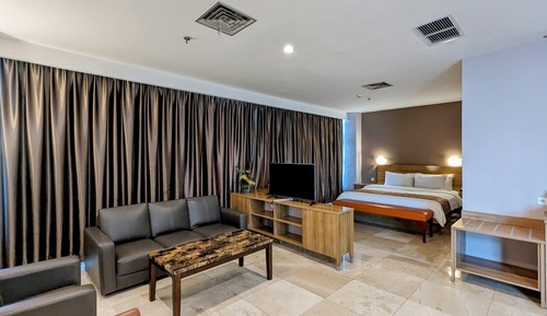 Habitación individual presidencial, 1 cama de matrimonio grande, bañera