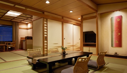Habitación tradicional (Superior, Open Air Bath & Lake View)