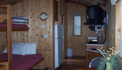 Cabaña, no fumadores, cocina