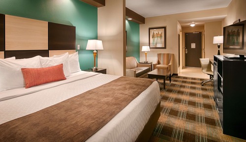 Suite, 1 cama de matrimonio grande, no fumadores (Shower Only;with Sofabed)