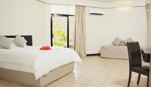 Habitación familiar doble, balcón, en la zona del jardín