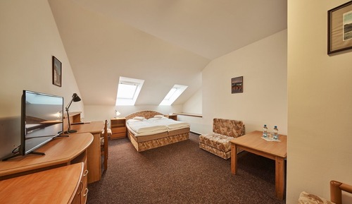 Habitación doble, 1 cama de matrimonio con sofá cama