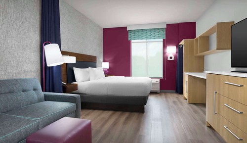 Estudio, 1 cama de matrimonio grande, accesible para personas con discapacidad (Hearing)