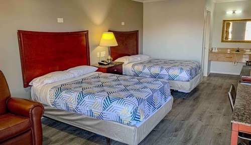 Habitación Deluxe, 2 camas dobles, fumadores, frigorífico y microondas