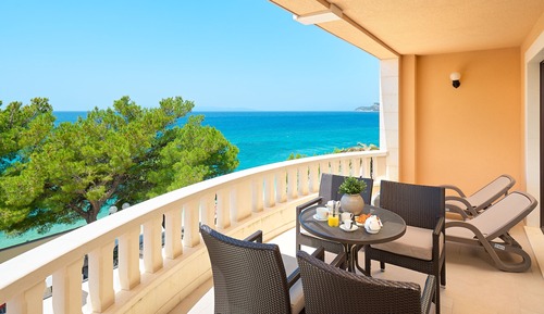 Suite junior, terraza, vistas al mar