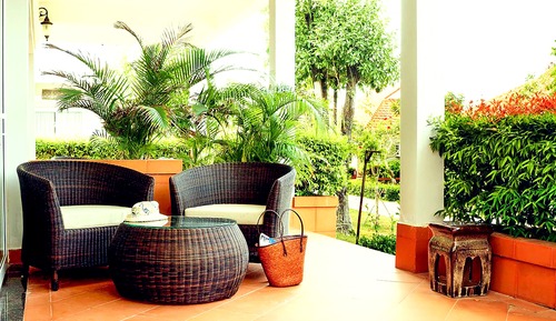 Villa de lujo, 1 cama de matrimonio grande, vistas al jardín (Villa)