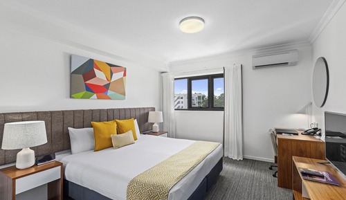 Estudio, 1 cama de matrimonio grande
