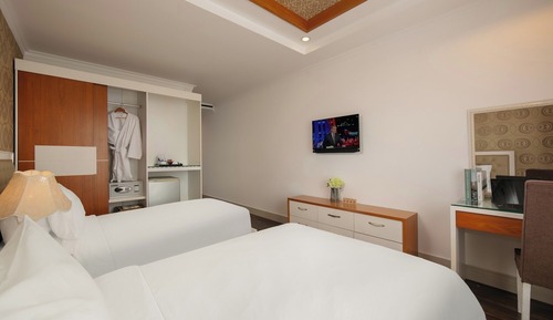 Habitación Deluxe con 2 camas individuales, vistas a la ciudad
