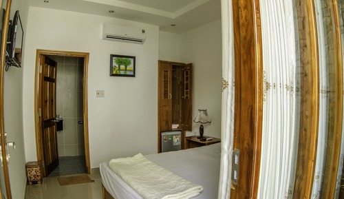 Habitación estándar doble, 1 cama doble, vistas al jardín, en la zona del patio