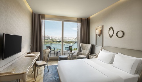 Habitación Deluxe doble, balcón, vistas al mar