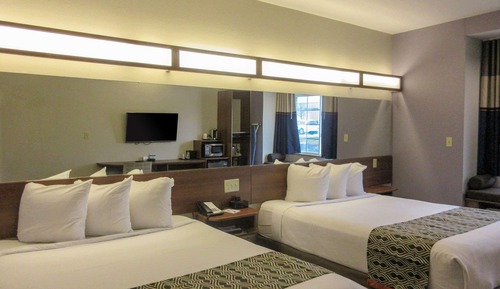 Habitación, 2 camas de matrimonio, accesible para personas con discapacidad, no fumadores