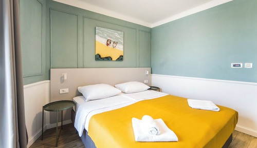 Habitación estándar con 1 cama doble o 2 individuales, vistas al mar