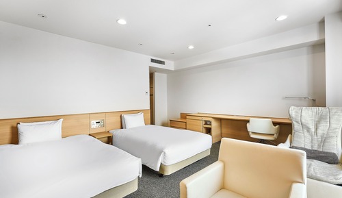 Habitación estándar con 2 camas individuales, no fumadores (for 1 person)
