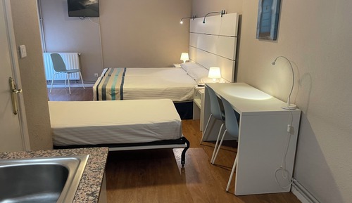 Estudio, 3 camas individuales, no fumadores, cocina básica