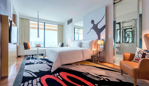 Suite presidencial, 1 cama doble, no fumadores, vistas a la bahía