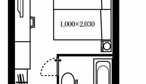 Habitación económica con 2 camas individuales, no fumadores (Hollywood type)