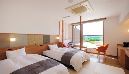 Habitación tradicional, no fumadores, vistas al río (Japanese Style,with Moon View Terrace)