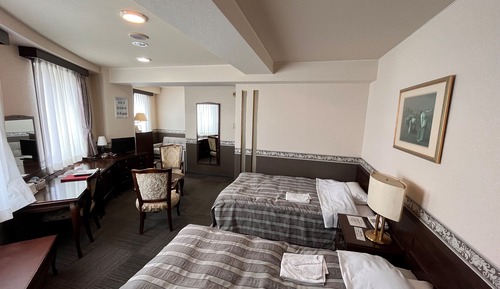 Habitación Deluxe con 2 camas individuales, vistas a la ciudad