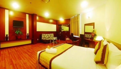 Habitación sénior doble, 1 cama de matrimonio grande