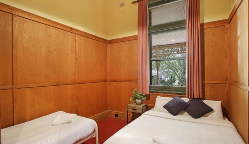 Habitación estándar, no fumadores, baño compartido (TWIN ROOM)