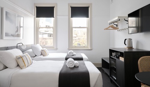 Twin Room, Shared Bathroom