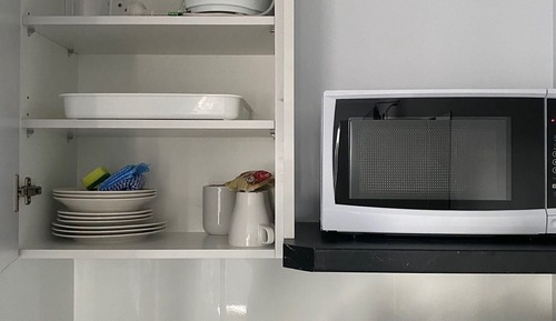 Habitación familiar, varias camas, cocina básica
