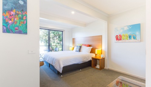 Habitación, 1 cama de matrimonio grande, balcón, vistas al mar